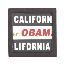 California for Obama Premium Trinket Boxes