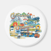 California Fridge Magnets