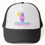 California Girl Pink Surfboard W/Sun Hat