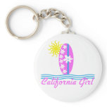 California Girl Pink Surfboard W/Sun Key Chain