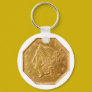 California Gold Fractional Keychain