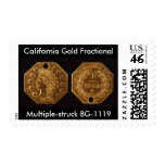 California Gold Fractional Postage