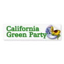 California Green Party bumper sticker bumper stickers
