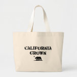 California Grown Bear Tote Bag