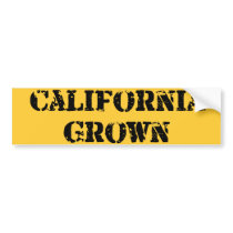 California Grown bumper stickers