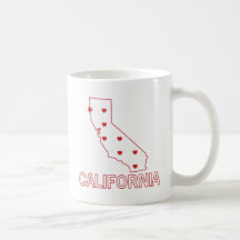 California Hearts Mug