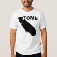California Home Away From Home T Tee Shirt