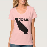 California Home Away From Home T Tee T-Shirt
