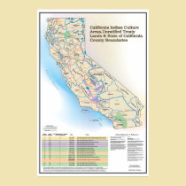 California Indian Culture Areas - Map posters