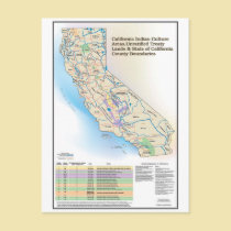 California Indian Culture Areas - postcard