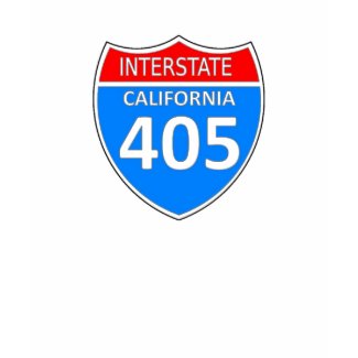 California Interstate 405 shirt