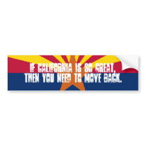 California is not Arizona bumper stickers