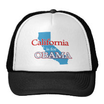 california is obama mesh hat