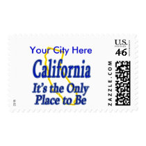 California  It's the Only Place to Be postage
