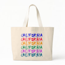 CALIFORNIA large tote bags by ormsbyeditions CALIFORNIA large tote bags