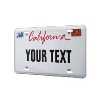 California License Plate License Plate at Zazzle