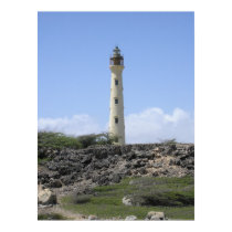 California Lighthouse in Aruba posters