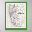 California Map from 1876 posters