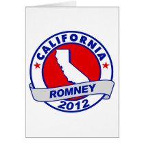 California Mitt Romney Greeting Card