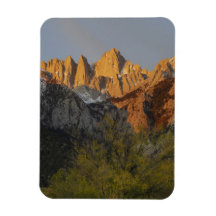 California, Mount Whitney, Inyo National Forest 3 Rectangle Magnets