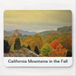 California Mountains in the Fall mousepads