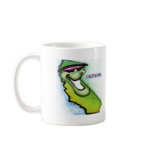 La Californie tasses