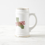 California Native with California Map Coffee Mugs