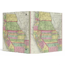 California, Oregon, Washington, Utah, New Mexico 3 Vinyl Binders