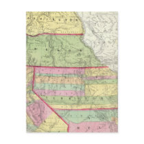 California, Oregon, Washington, Utah, New Mexico 3 Postcard
