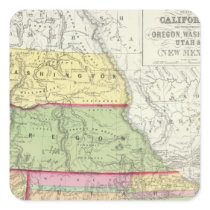 California, Oregon, Washington, Utah, New Mexico 3 Sticker