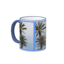 California Palm Trees Mug by DonnaGrayson California Palm Trees Mug