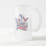 California Patriotism Butterfly Coffee Mug