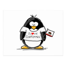 California Penguin Postcards