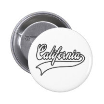 California Pinback Button