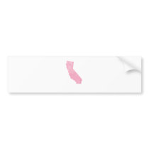 California Pink Vintage Grunge Bumper Stickers