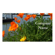 California Poppies Business Cards