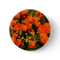 California Poppies buttons