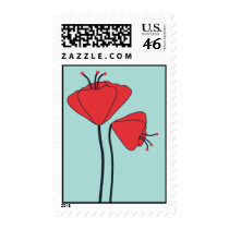 California Poppies by Delphine stamps