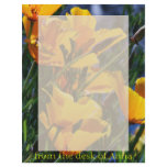 California Poppies Personalized Letterhead