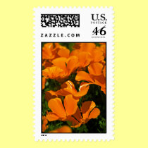 California Poppies Postage stamps
