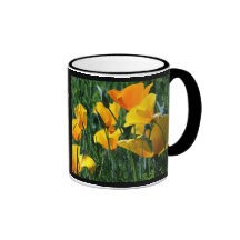 California Poppies Wildflowers Mug