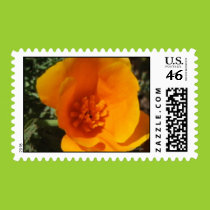California Poppy Blooming stamps