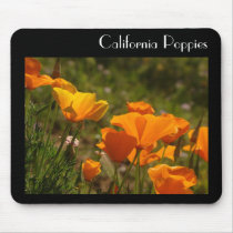 California Poppy Flower Mousepad by farmer77 California Poppy Flower Mousepad