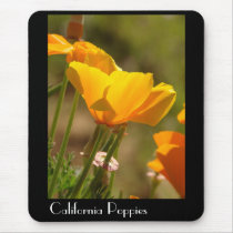 California Poppy Flower Mousepad by farmer77 California Poppy Flower Mousepad
