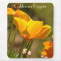 California Poppy Flower Mousepad by farmer77 California Poppy Flower Mousepad