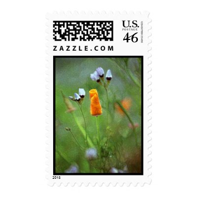 California Popy Postage Stamps by epoe74