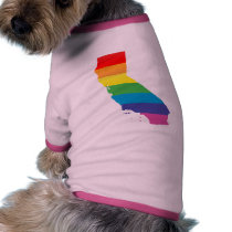 california pride. pet clothing