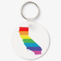 california pride. keychains