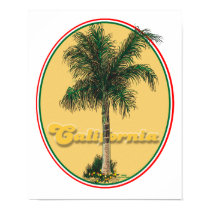 California Queen palm posters