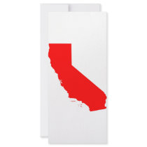 California Red State rack cards